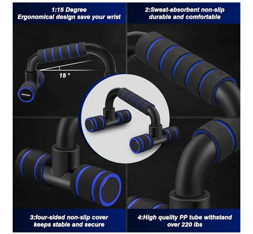Push up Bars Calisthenics Equipment Push up Handles for Floor Perfect Push Up...